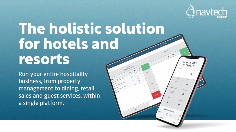 Co-branded flyer of LS Central - the holistic solution for your hotel and resorts