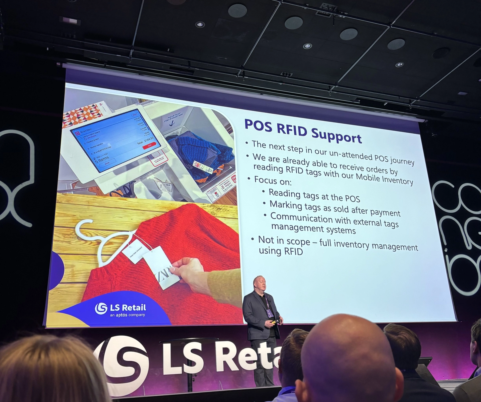 LS Retail presenting the upcoming POS upgrades at ConneXion 2024
